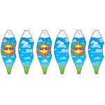 19 in. Pop-Open Hot Air B